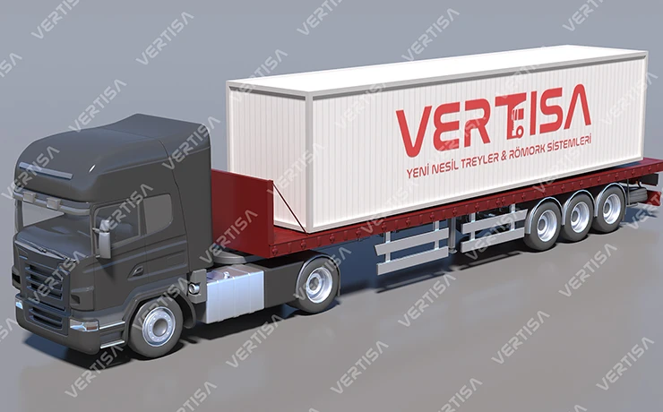Flatbed Semi Trailer
