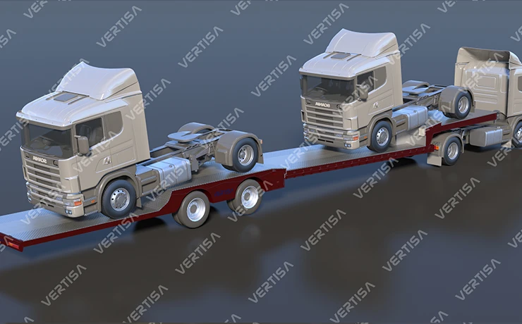 Truck Transporter Trailer